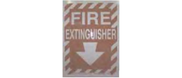 FIREEXTLG - FIRE EXTINGUISHER 12 X 9