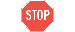 STOP - 18'' STOP